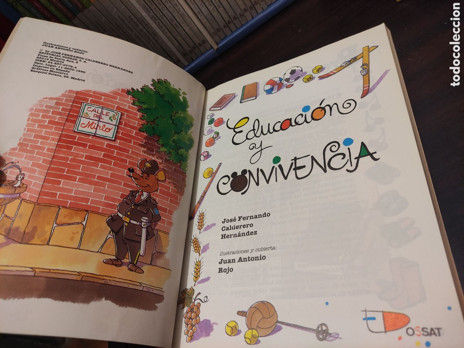 Libros de segunda mano: Educacion y Convivencia - Editorial DOSSAT. 1990 - Foto 7