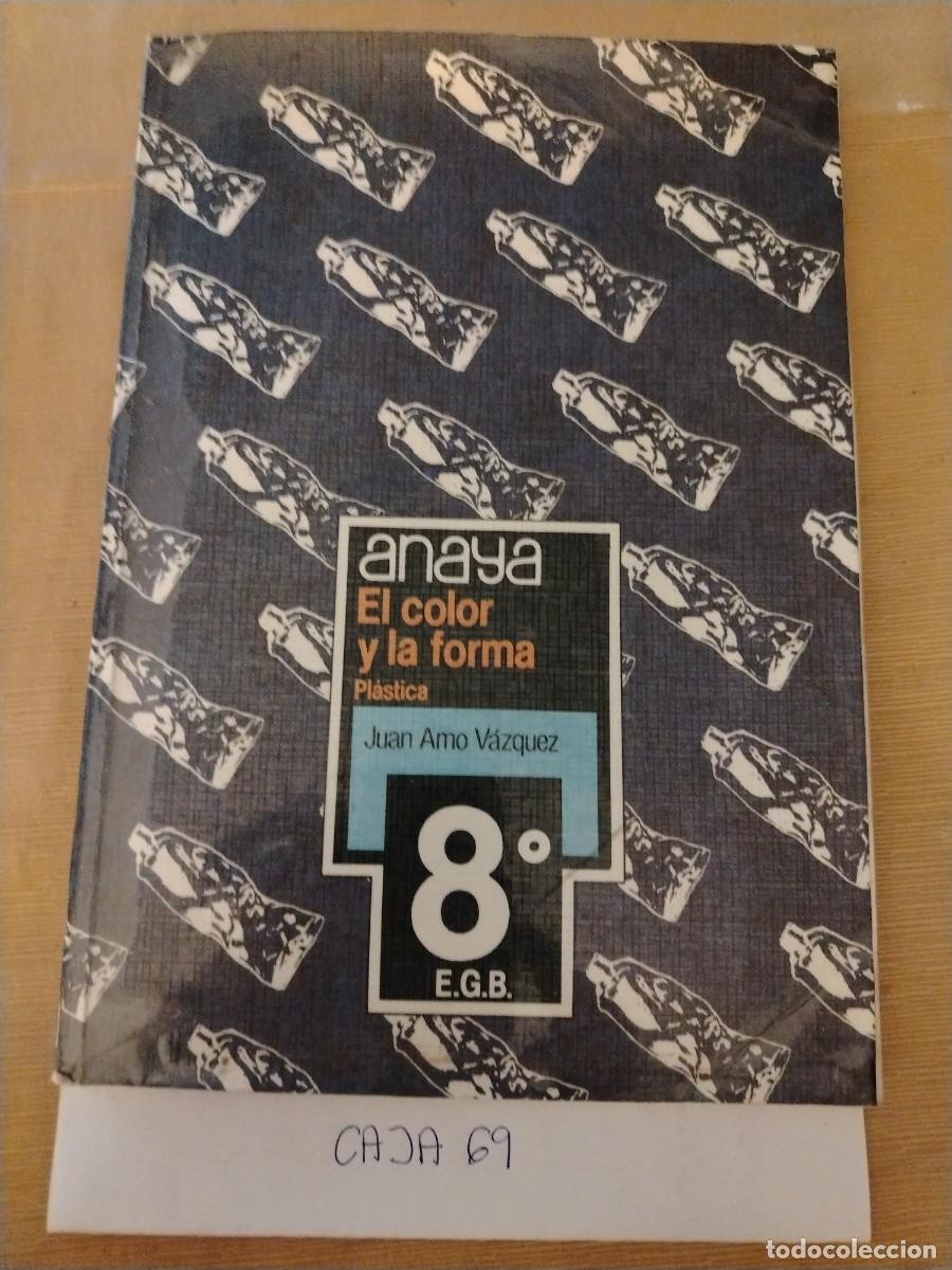 Libros de segunda mano: Libro anaya el color y la forma, pl&aacute;stica, libro octavo de EGB