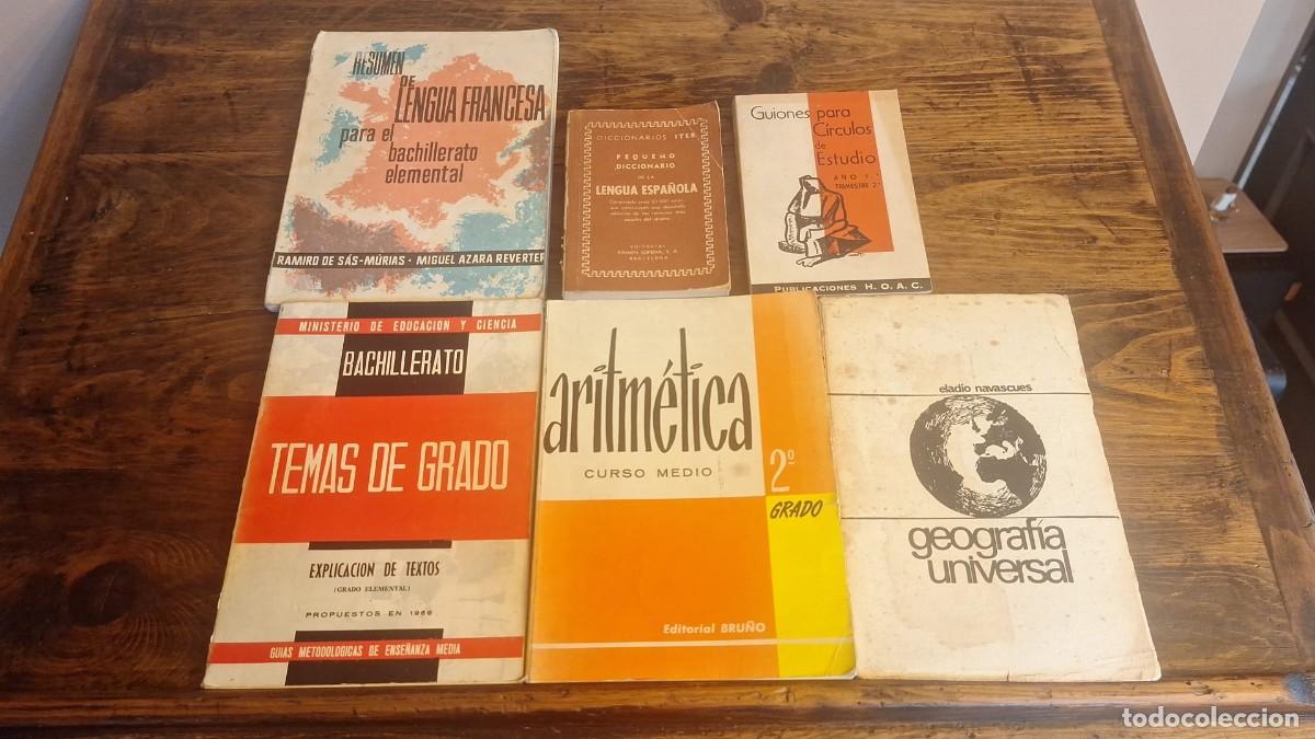 Libros de segunda mano: Seis Libros de Texto A&ntilde;os 50/60/70
