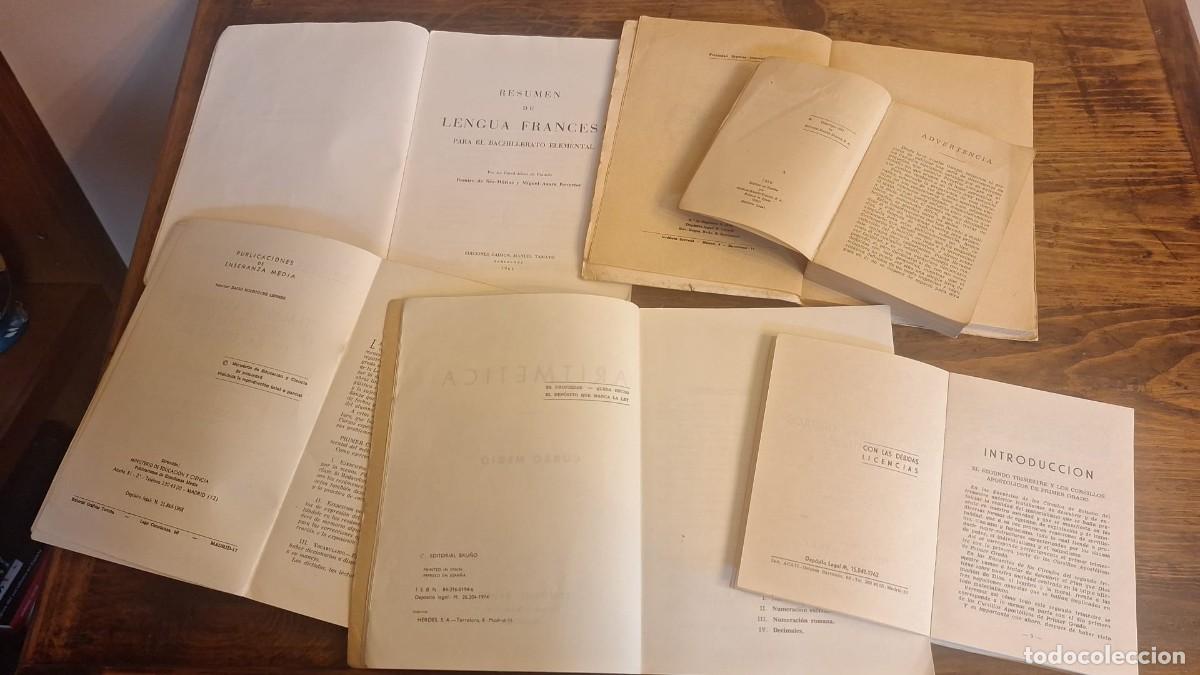 Libros de segunda mano: Seis Libros de Texto A&ntilde;os 50/60/70 - Foto 2