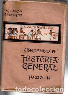 Libros de segunda mano: Compendio de historia general, Tomo II. Izquierdo Croselles
