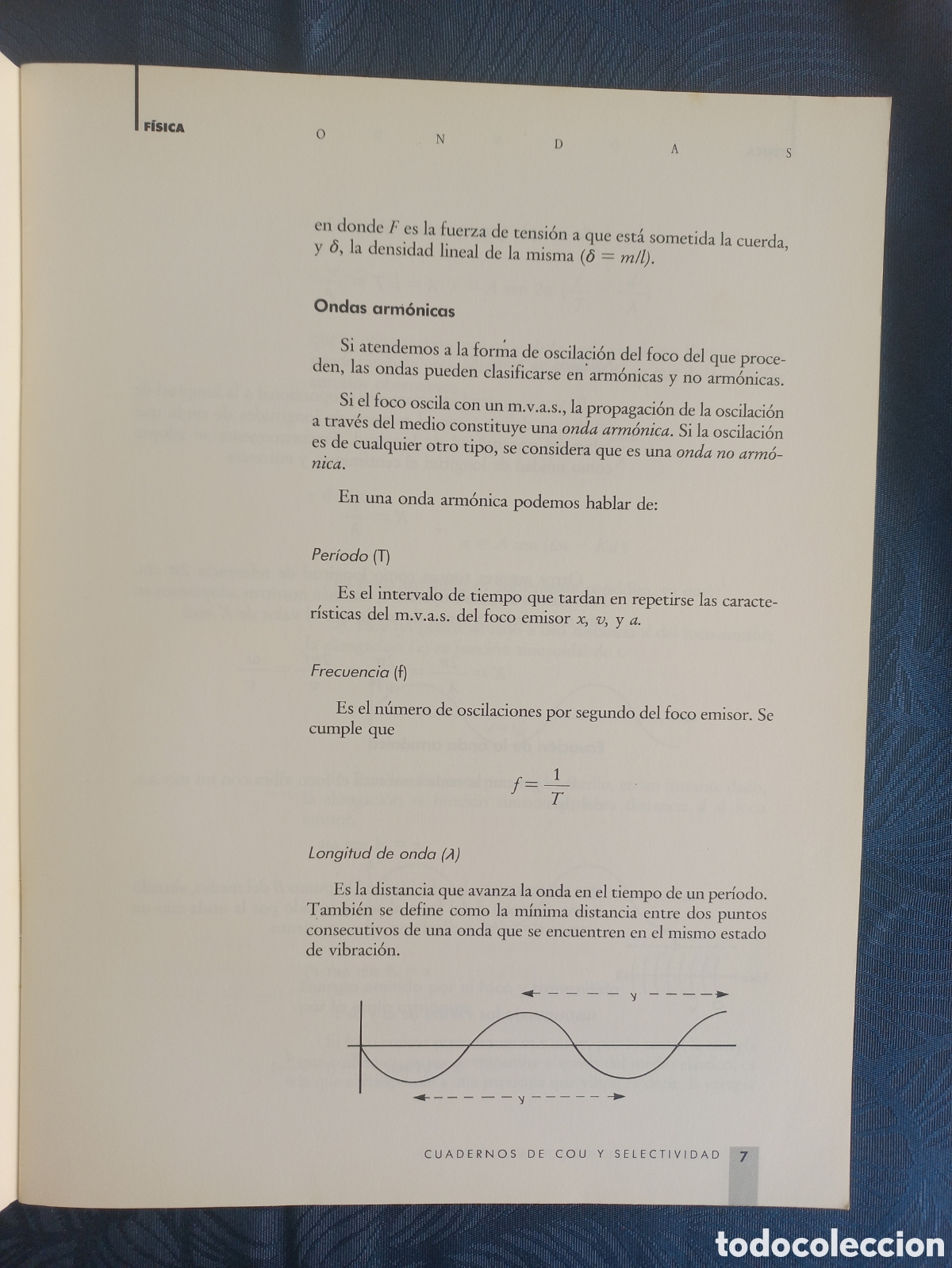 Libros de segunda mano: F&Iacute;SICA &ndash; ONDAS. Cuadernos de COU y Selectividad, Vol. 4 - Foto 4