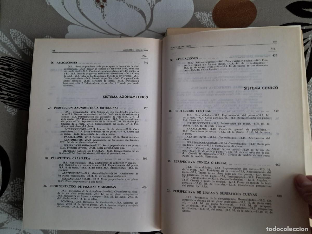 Libros de segunda mano: 2 libros de texto: Geometr&iacute;a y dibujo geom&eacute;trico. - Foto 4