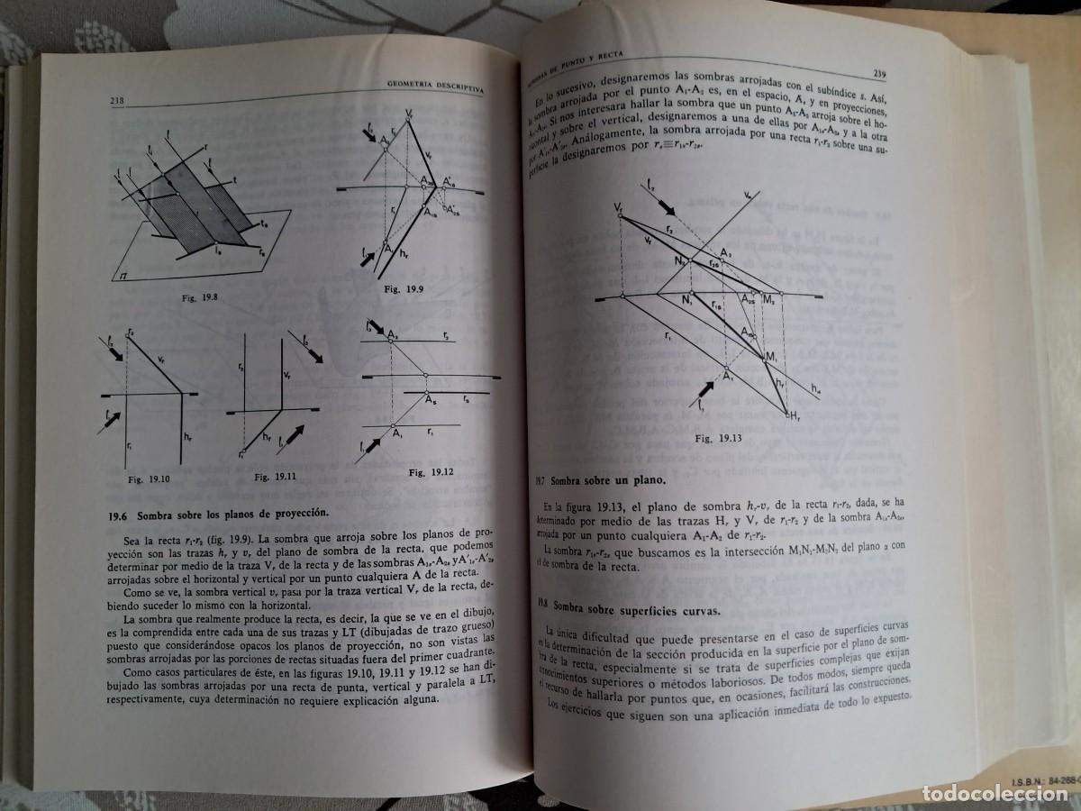 Libros de segunda mano: 2 libros de texto: Geometr&iacute;a y dibujo geom&eacute;trico. - Foto 5