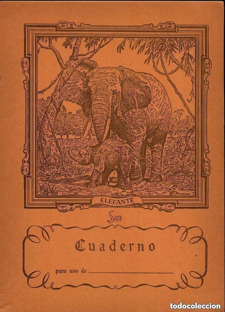 Libros de segunda mano: LIBRETA DEL COLEGIO A CUADROS - ELEFANTE