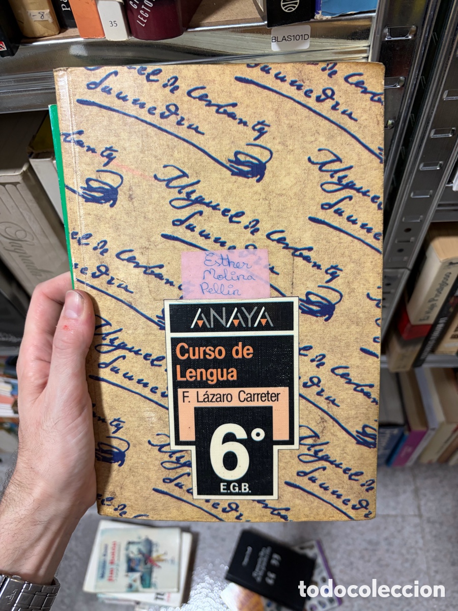 Libros de segunda mano: BLAS101D Curso de Lengua F. L&aacute;zaro Carreter 6&deg; E.G.B.