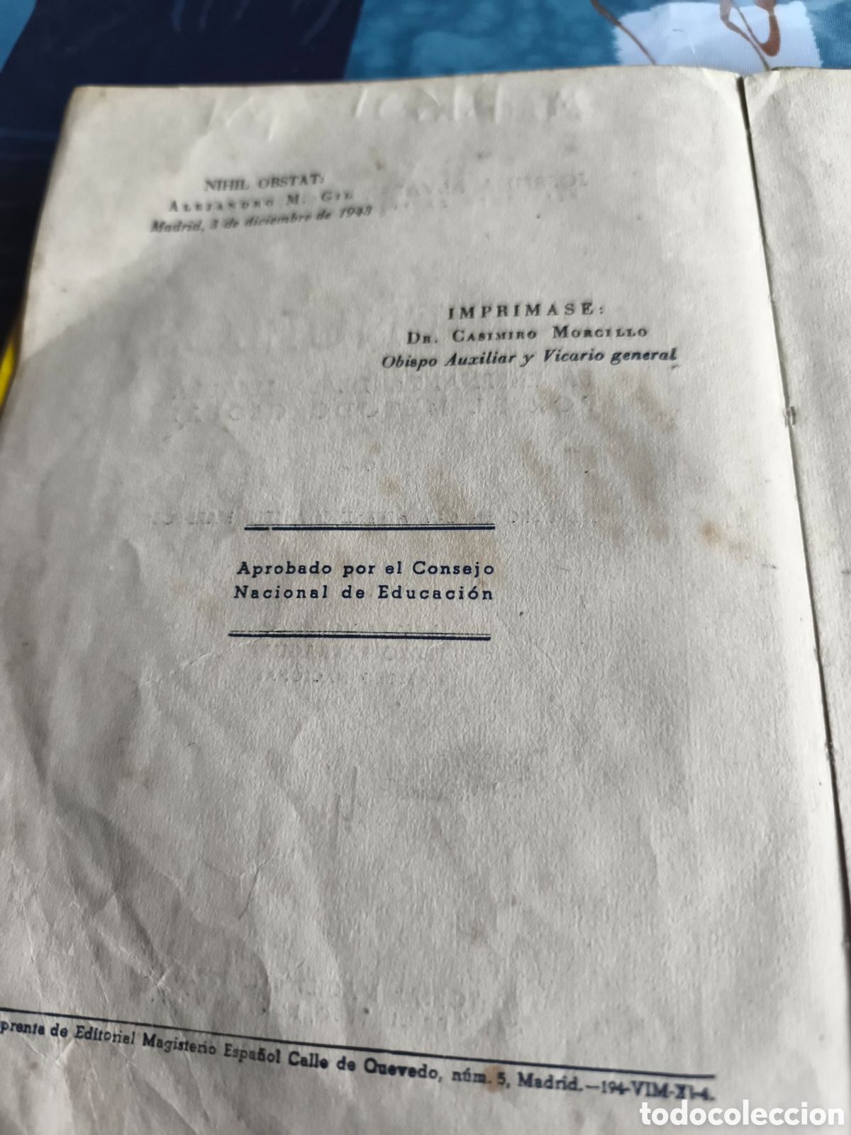 Libros de segunda mano: Antiguo libro de Escuela Peque&ntilde;uelos - Foto 2
