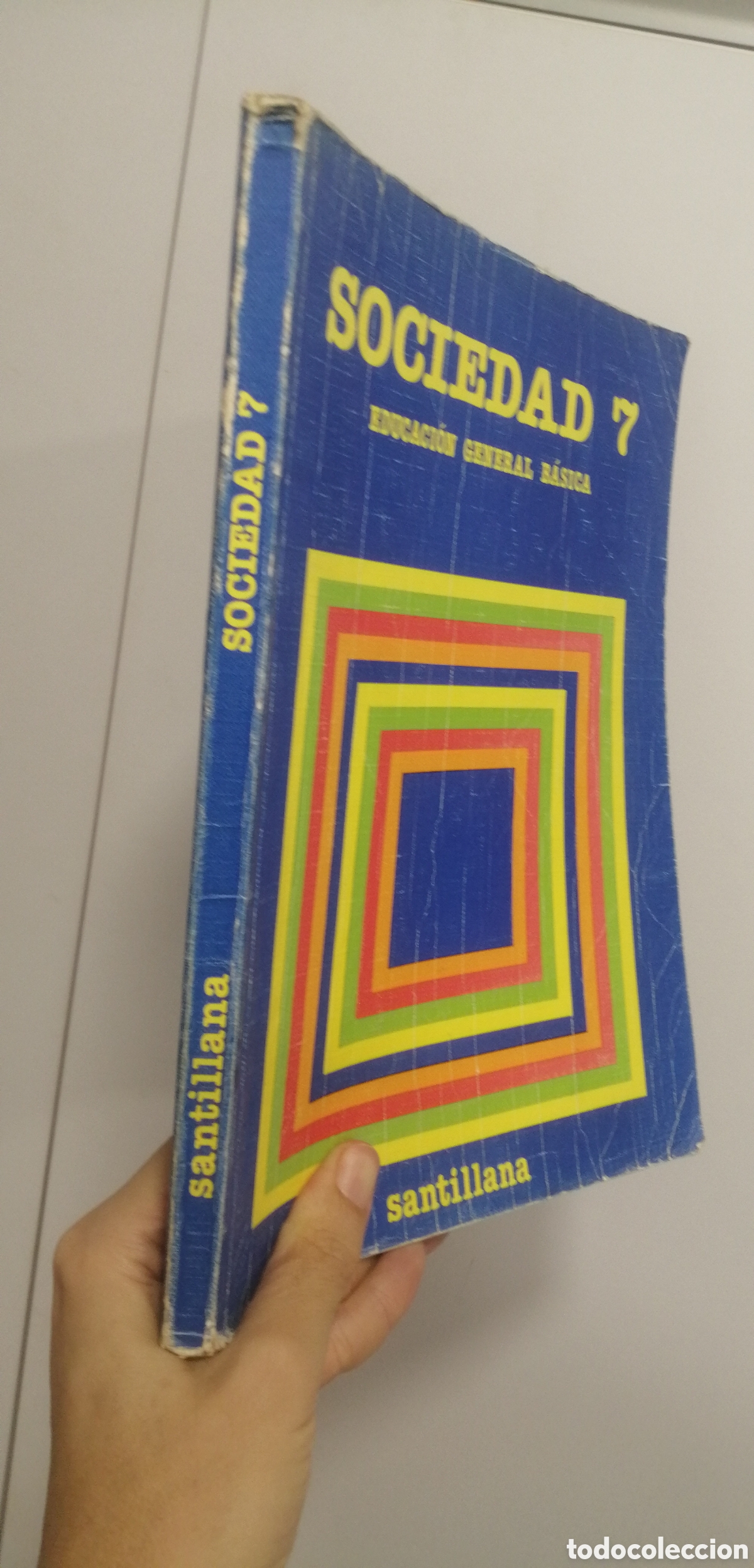 Libros de segunda mano: Sociedad 7 EGB Santillana 1990 - Foto 2