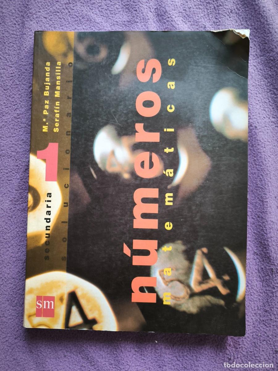Libros de segunda mano: Solucionario N&uacute;meros Matem&aacute;ticas 1 ESO &ndash; Ediciones SM &ndash; Bujanda y Mansilla &ndash; Libro Profesor