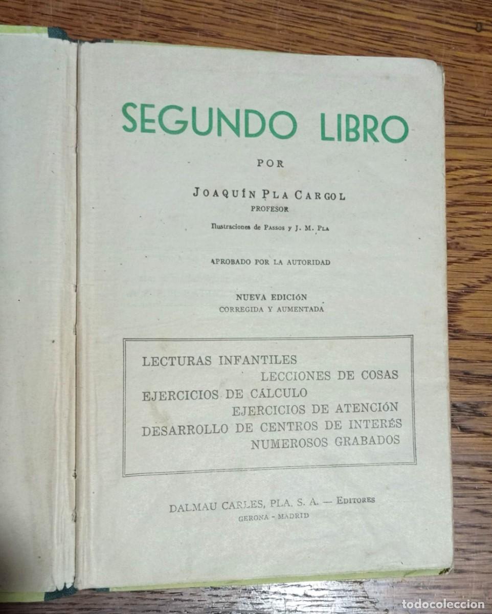 Libros de segunda mano: Segundo libro. Ideas, hechos y ejemplos. Dalmau Carles Pla 1962 - Foto 2