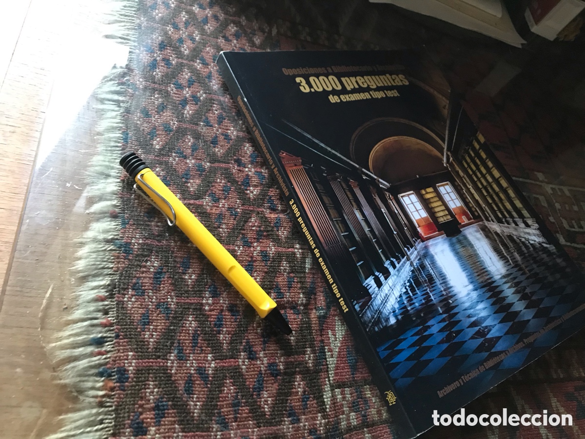 Libros de segunda mano: Oposiciones a bibliotecario y archivista. 3000 preguntas de examen tipo test