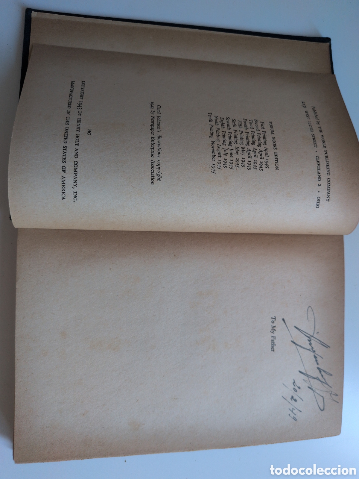 Libros de segunda mano: Here is your war. Forum books. Ernie Pyle - Foto 3