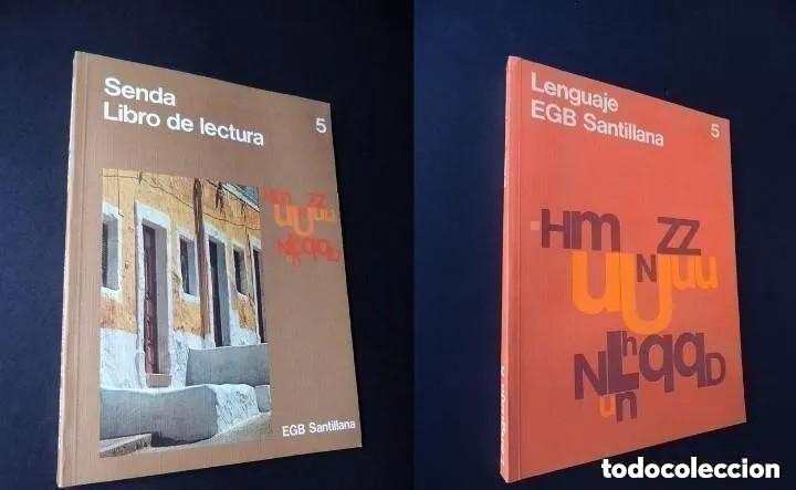 Libros de segunda mano: SENDA LIBRO DE LECTURA 5 + LENGUAJE 5 E.G.B. 5&ordm; EGB CICLO MEDIO SANTILLANA RESTO DE LIBRER&Iacute;A SIN USO