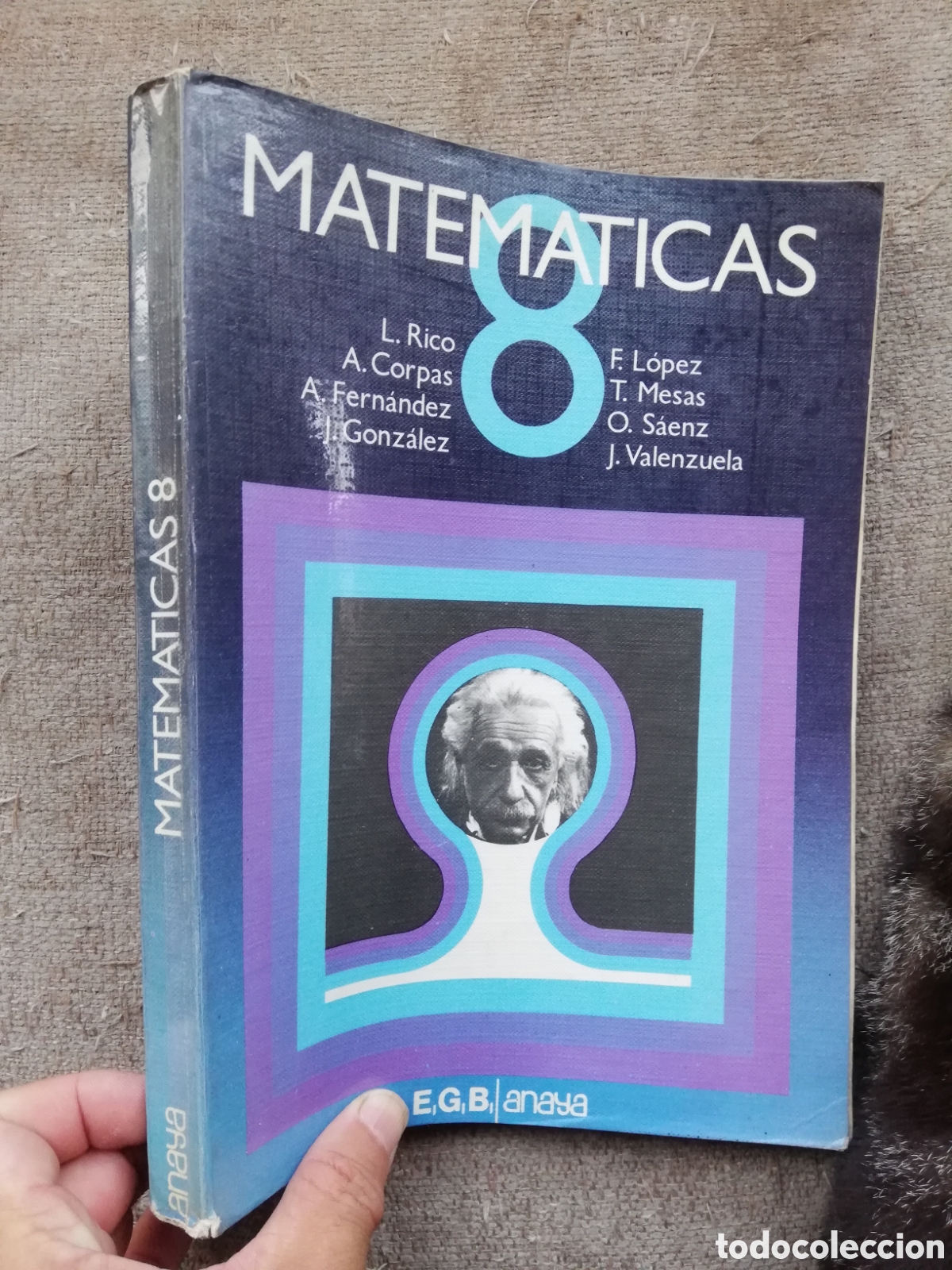 Libros de segunda mano: Matem&aacute;ticas 8&ordm; 8. E.G.B. EGB. Anaya. VV. AA. - Foto 2
