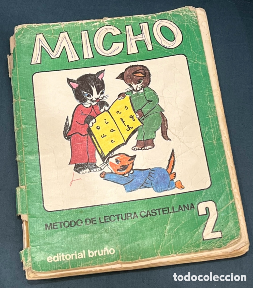 Libros de segunda mano: Libro. Emilia Canga-Arg&uuml;elles. &ldquo;Micho&rdquo;. M&eacute;todo de Lectura Castellana. Ed. Bru&ntilde;o. 1987.