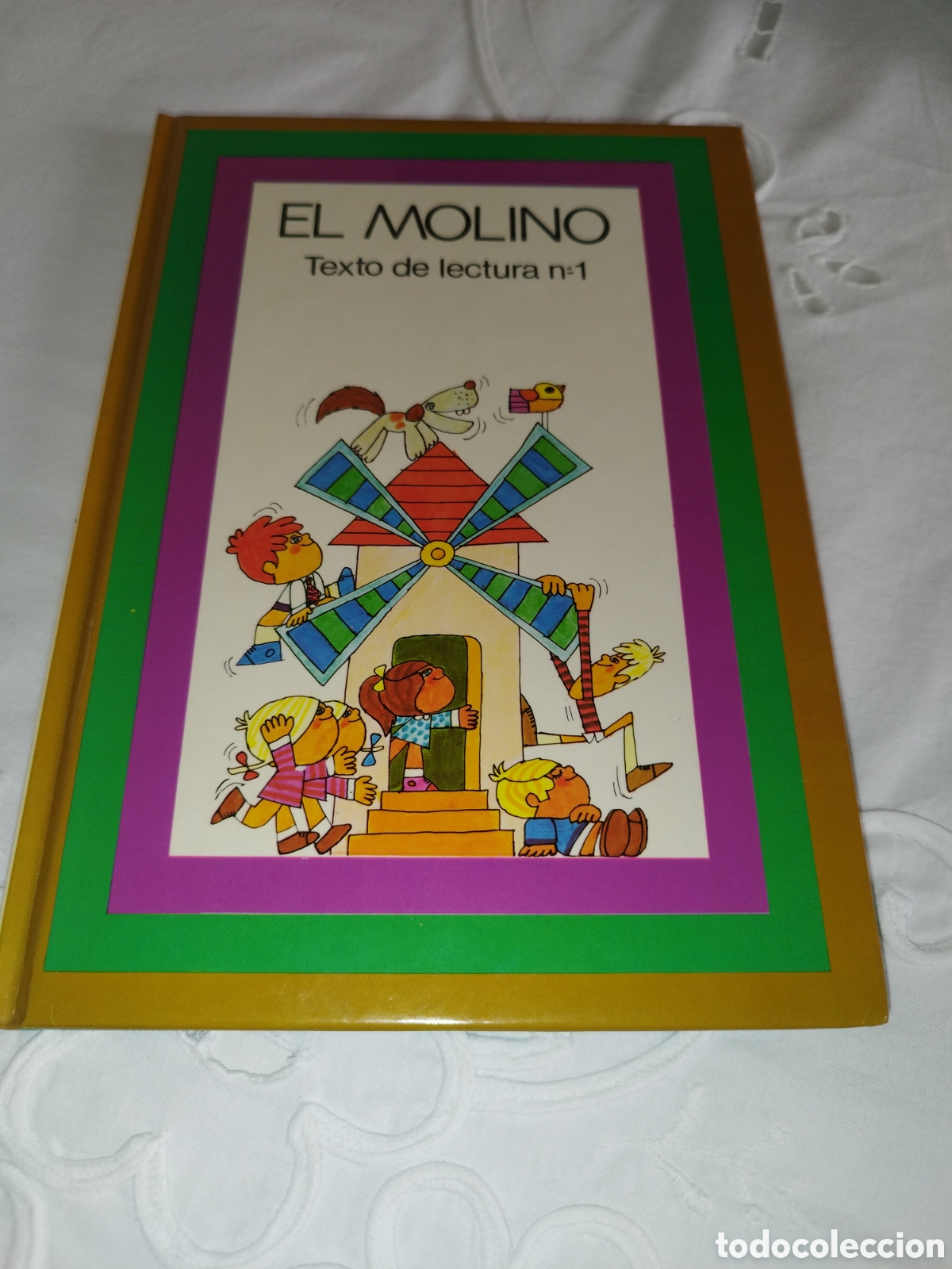 Libros de segunda mano: EL MOLINO. TEXTO DE LECTURA N&ordm; 1. ED. SANTILLANA, 1988 METODO DE LECTURA Y ESCRITURA SAETA.