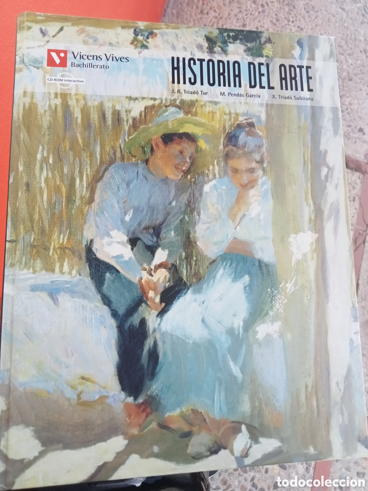 Libros de segunda mano: Historia del arte bachillerato Vicens Vives triad&oacute; pendas