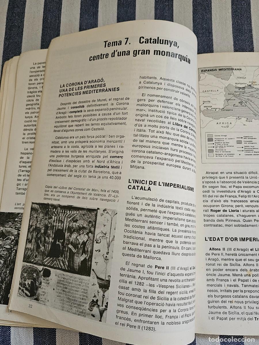 Libros de segunda mano: Libro De Texto &rdquo; Historia De Catalunya, Projecte Experimental De Ciencies Socials De Catalunya. - Foto 14