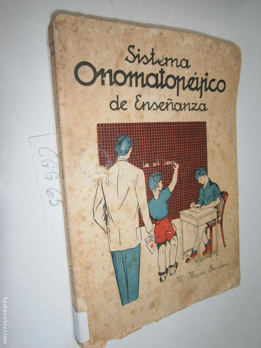 Libros de segunda mano: ANTIGUO LIBRO DE TEXTO - SISTEMA ONOMATOP&Eacute;YICO DE ENSE&Ntilde;ANZA / M. MARTIN SANABRIA. 1963
