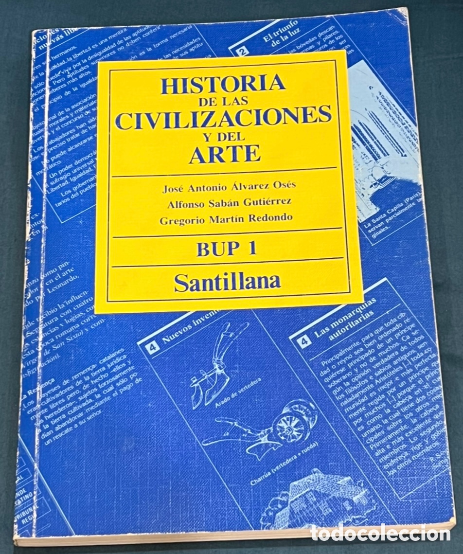 Libros de segunda mano: Libro. Alvarez Oses, S&aacute;bana Guti&eacute;rrez, Mart&iacute;n Redondo. &ldquo;Historia de las Civilizaciones y del Arte&rdquo;.