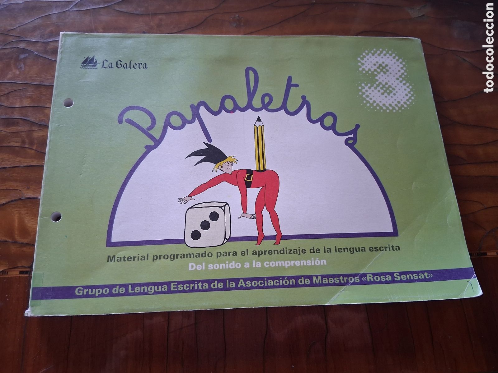 Libros de segunda mano: Libro editorial la Galera papaletras aprendizaje lengua escrita maestros rosa Sensat a&ntilde;o 1985