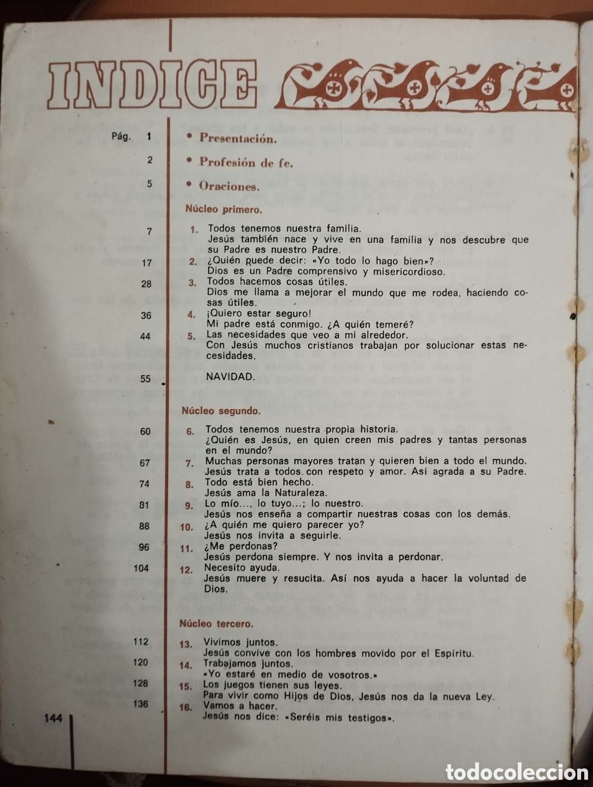 Libros de segunda mano: Libro de catecismo 4&deg; curso de Educaci&oacute;n general b&aacute;sica - Foto 3
