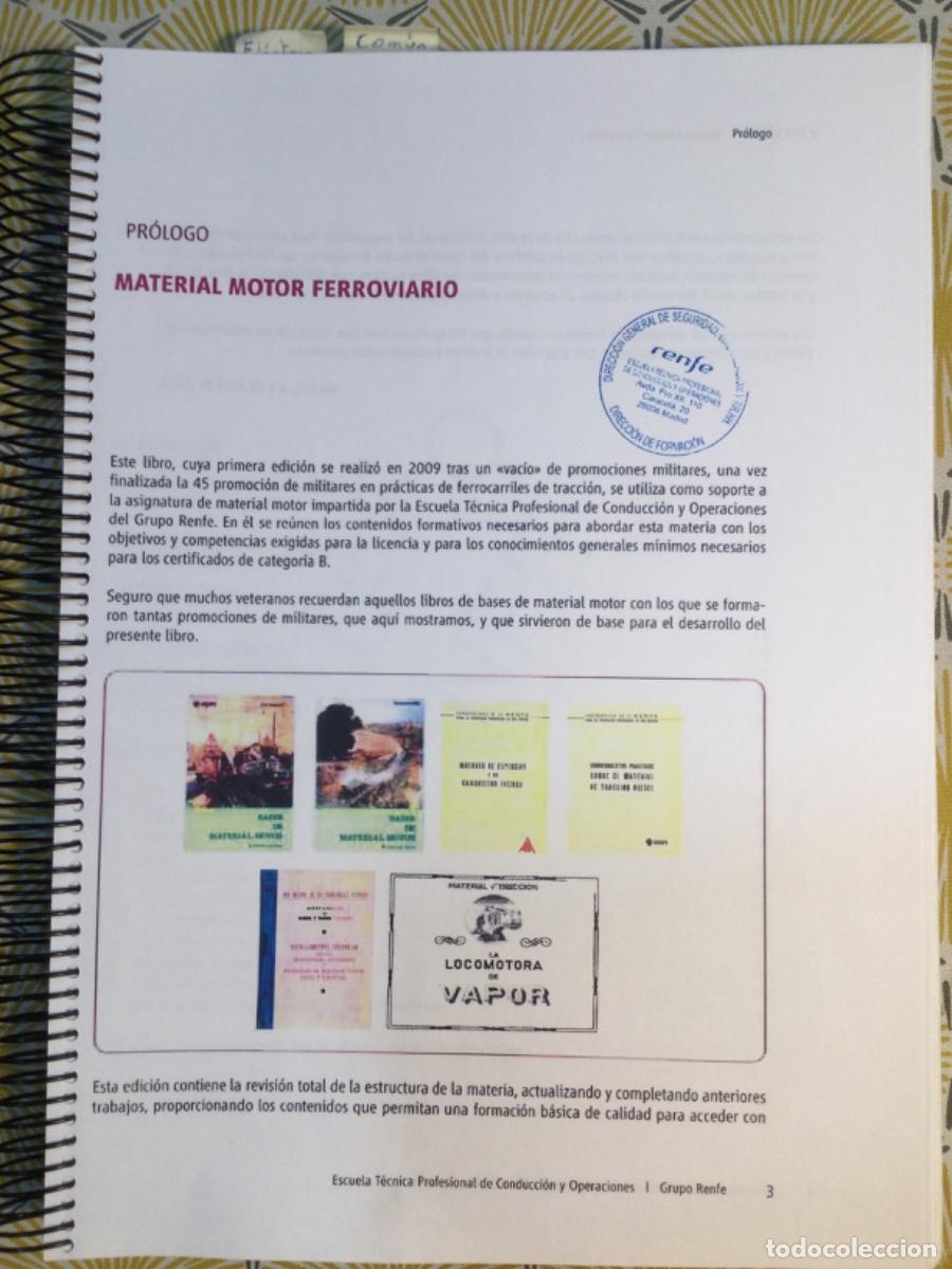 Libros de segunda mano: RENFE MATERIAL MOTOR FERROVIARIO - Foto 3