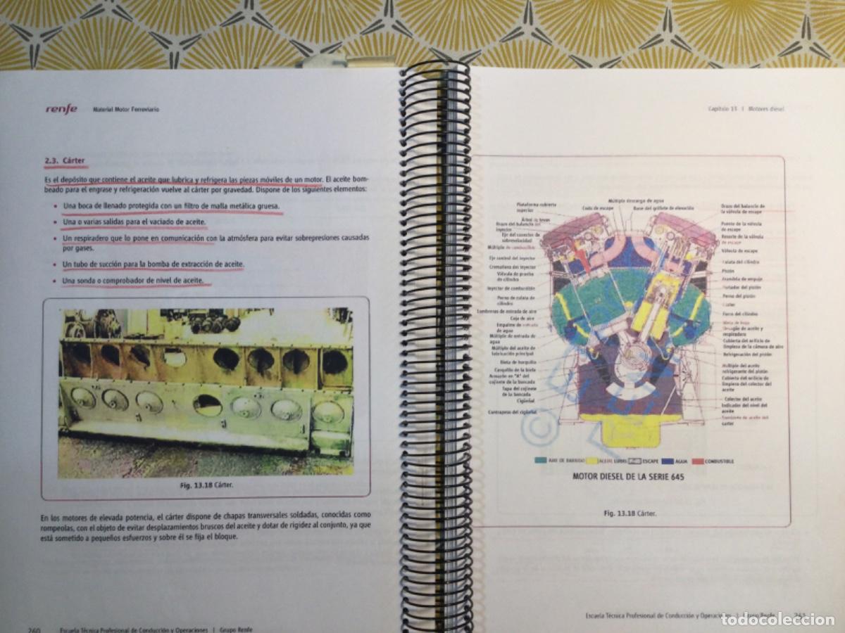Libros de segunda mano: RENFE MATERIAL MOTOR FERROVIARIO - Foto 10