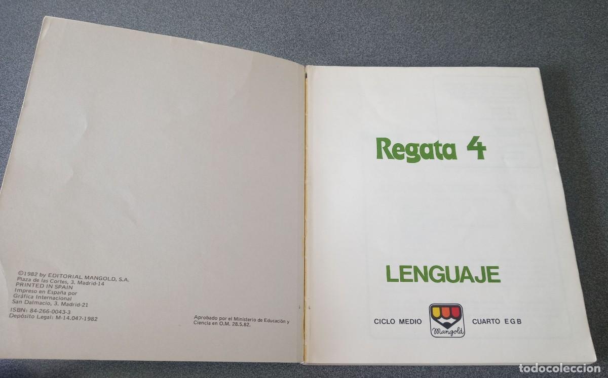 Libros de segunda mano: Lenguaje Regata 4 E.G.B. - Foto 3