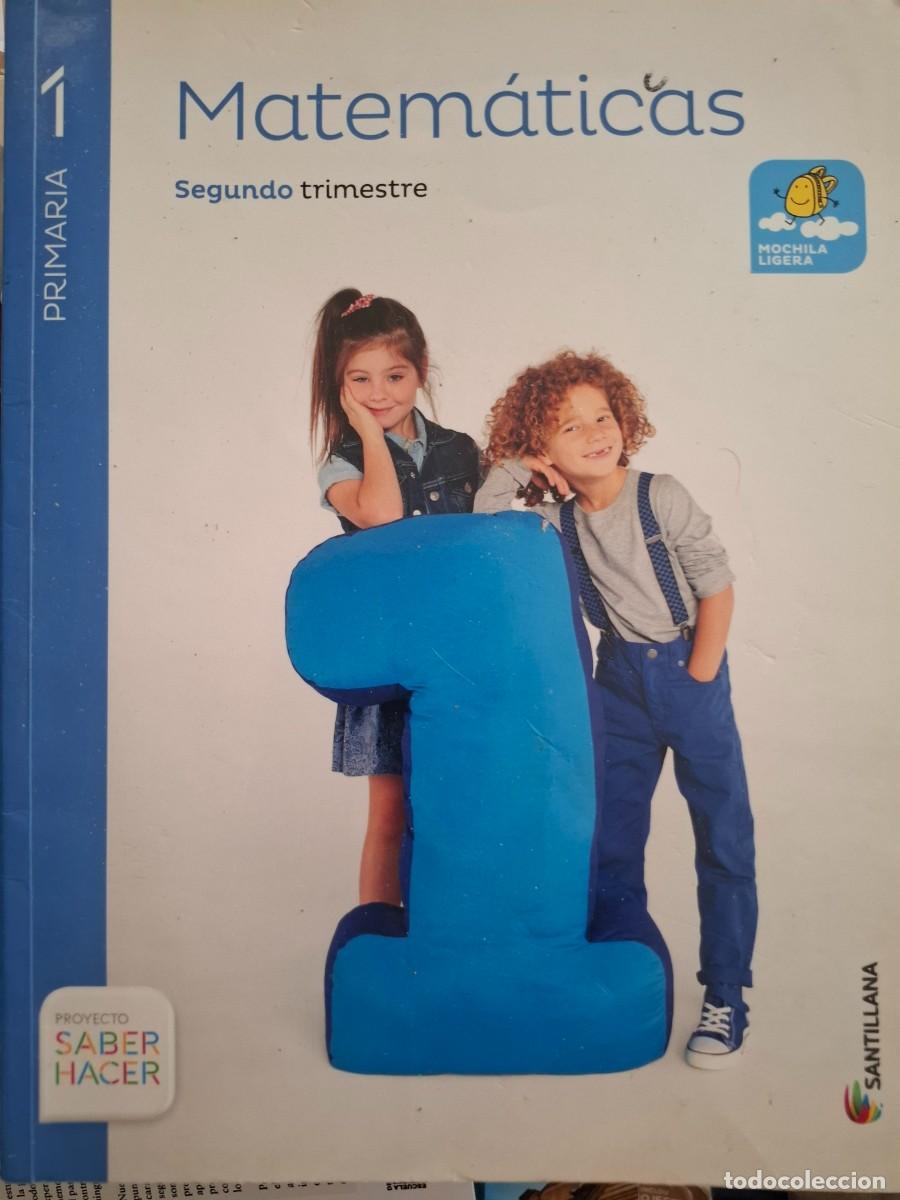 Libros de segunda mano: segundo trimestre matem&aacute;ticas 1 primaria Magdalena rodr&iacute;guez Pecharom&aacute;n ed santillana