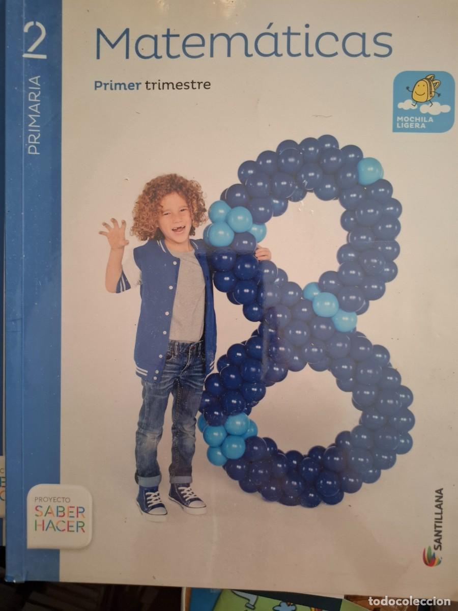 Libros de segunda mano: primer trimestre matem&aacute;ticas 2 primaria Magdalena Rodr&iacute;guez Pecharom&aacute;n y otra ed santillana