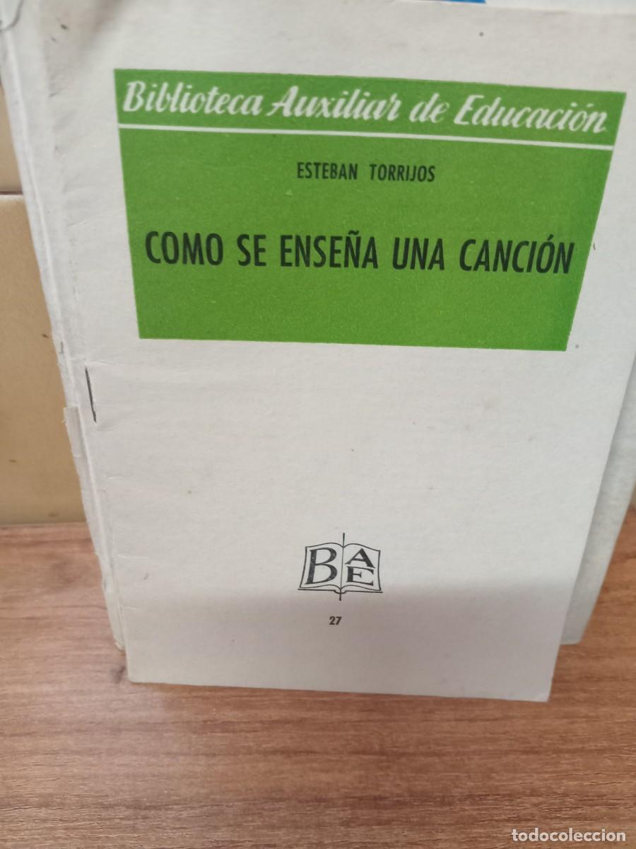 Livros em segunda m&atilde;o: COMO SE ENSE&Ntilde;A UNA CANCION - BIBLIOTECA AUXILIAR DE EDUCACION