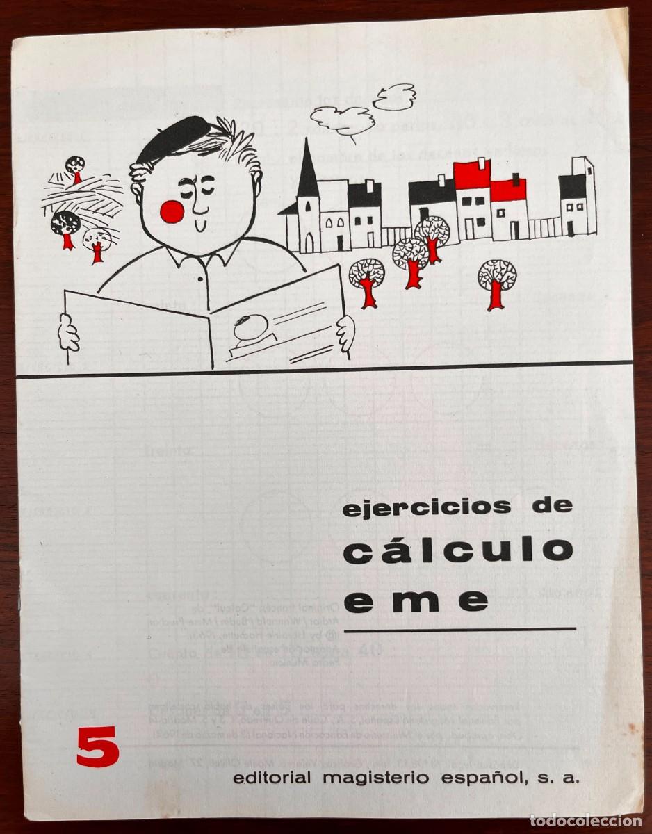 Second hand books: ANTIGUO CUADERNO DE EJERCICIOS DE CALCULO n&ordm; 5 EDIT. MAGISTERIO ESPA&Ntilde;OL A&Ntilde;O 1964, tiene 15 paginas,