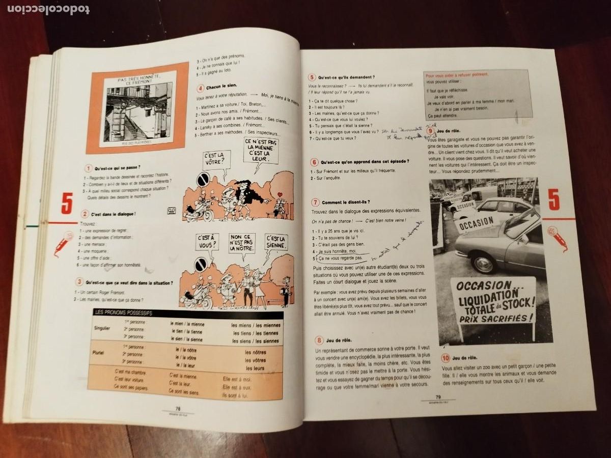 Libros de segunda mano: Espaces 2 Curso Franc&eacute;s - Foto 2