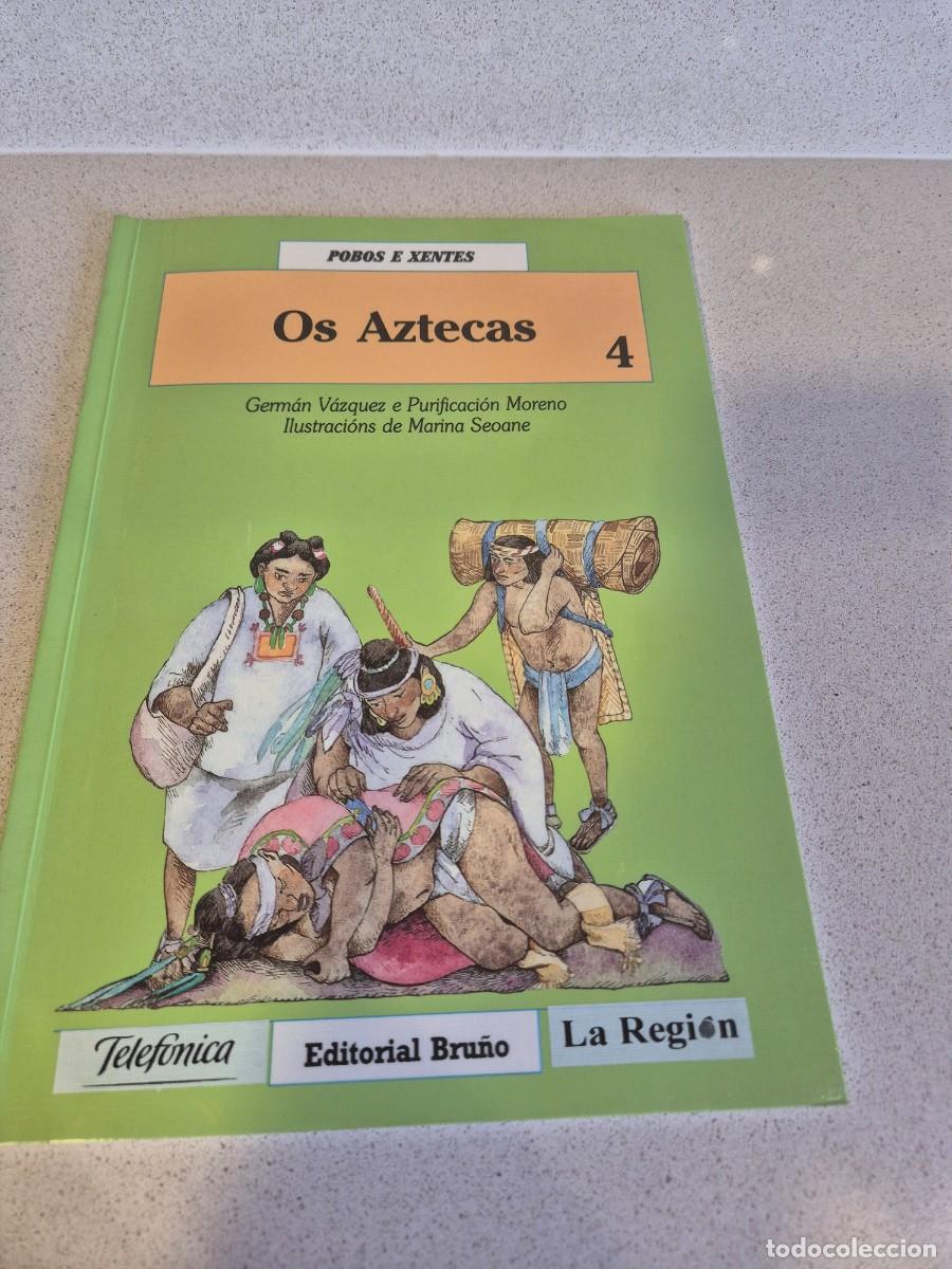 Libros de segunda mano: Libro &rdquo;Os aztecas&rdquo; galego