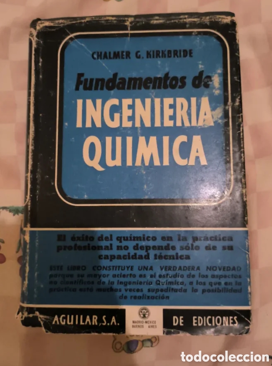 Libros de segunda mano: Fundamentos de Ingenier&iacute;a Qu&iacute;mica