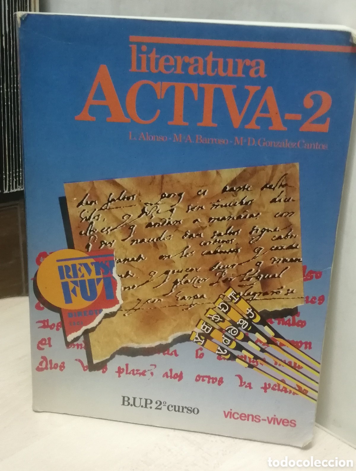 Libros de segunda mano: 2 BUP Activa 2 Literatura Editorial Vicens Vives 1993