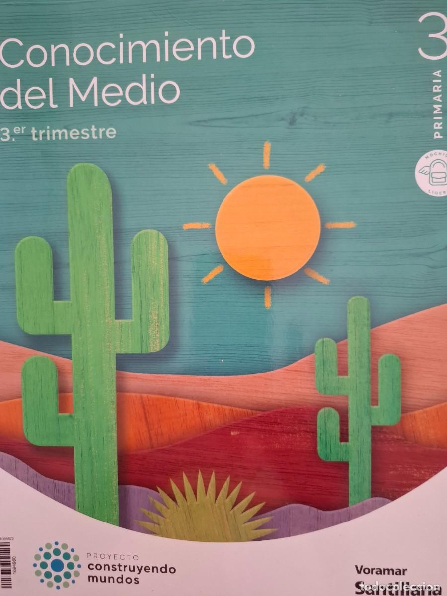 Libros de segunda mano: 3&ordm; trimestre conocimiento del medio 3&ordm; primaria vv aa ed voramar santillana