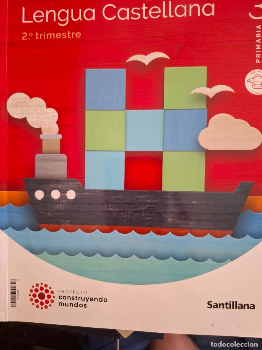 Libros de segunda mano: 2&ordm; trimestre lengua castellana 3&ordm; primaria vv aa ed santillana