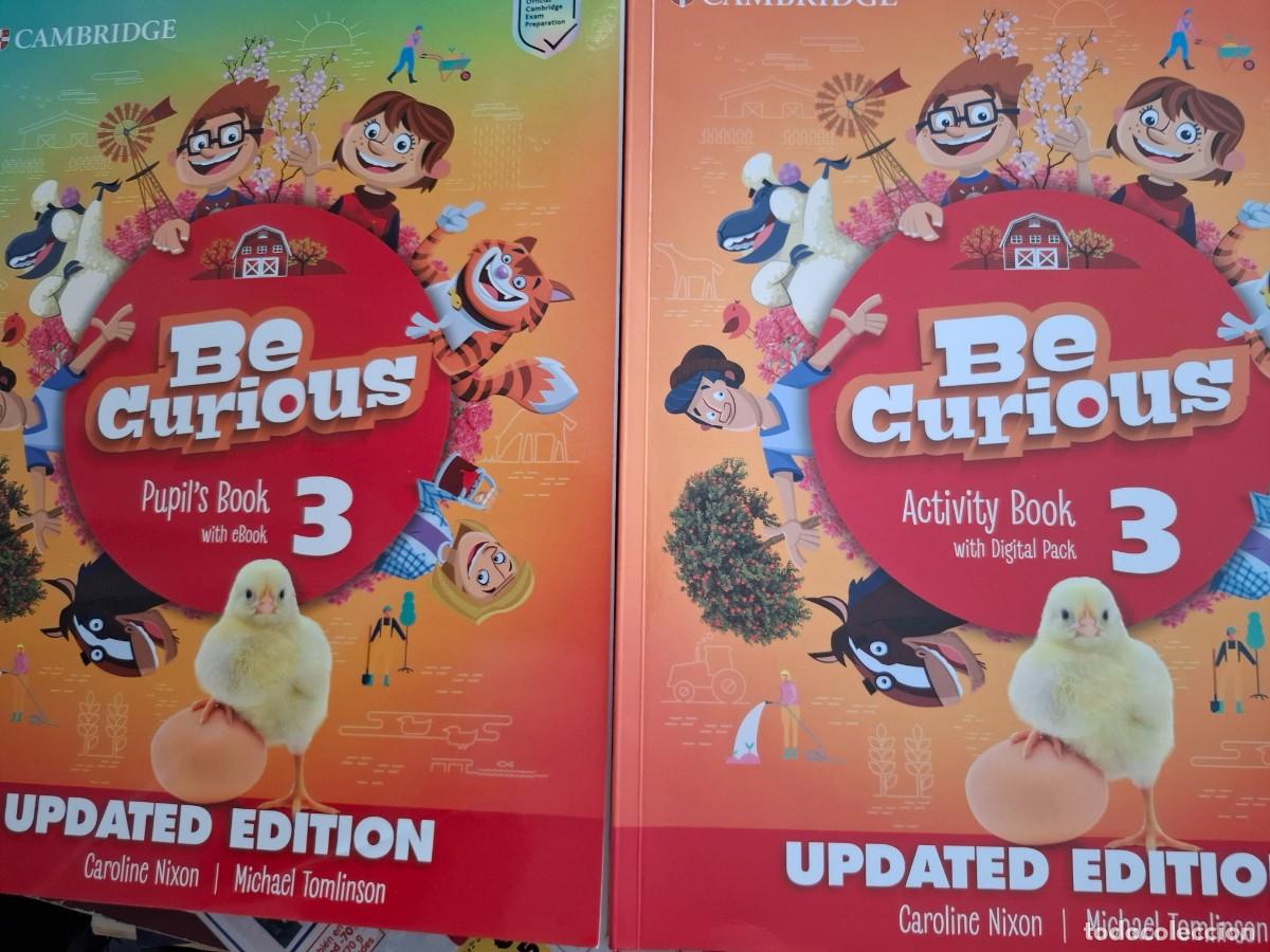 Libros de segunda mano: be curious activity book 3 pupil's book 3 updated ed. Caroline Nixon Michael Tomlinson 2 cuadernos