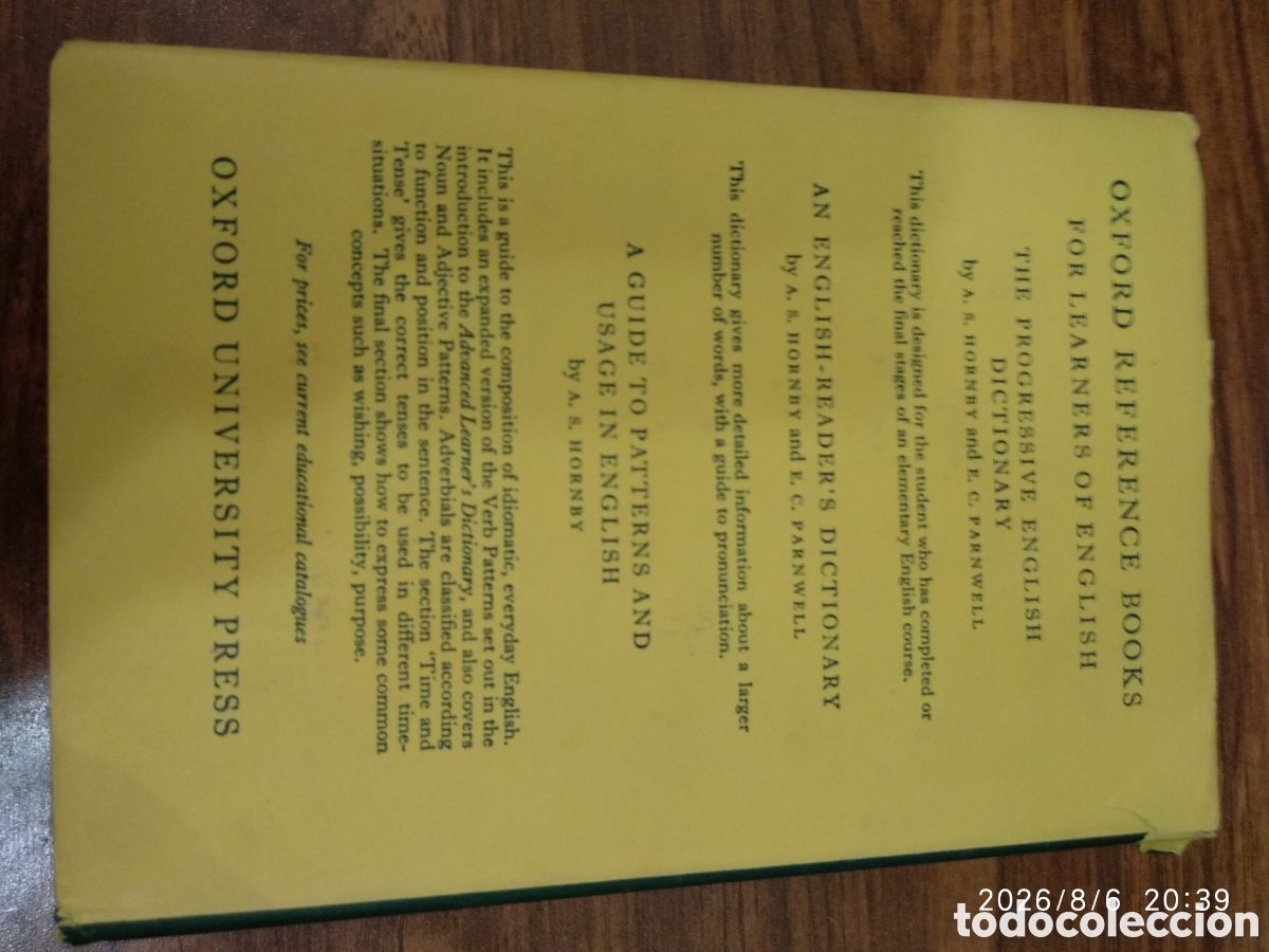 Libros de segunda mano: The Advanced Learners Dictionary of Current English - Foto 7