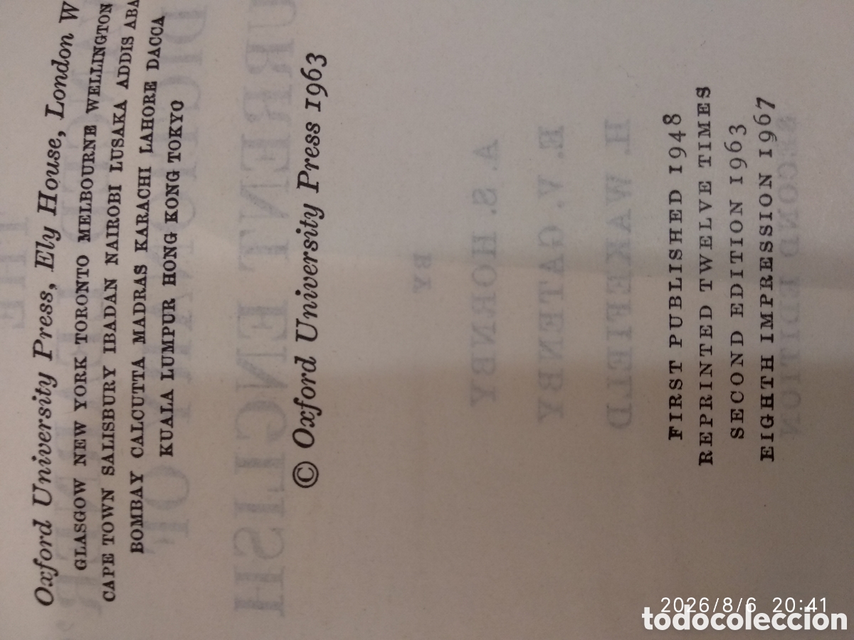 Libros de segunda mano: The Advanced Learners Dictionary of Current English - Foto 22