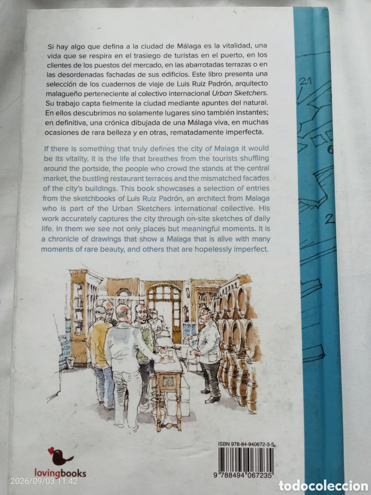 Libros de segunda mano: Cuaderno de viaje sketchbook M&aacute;laga - Foto 3