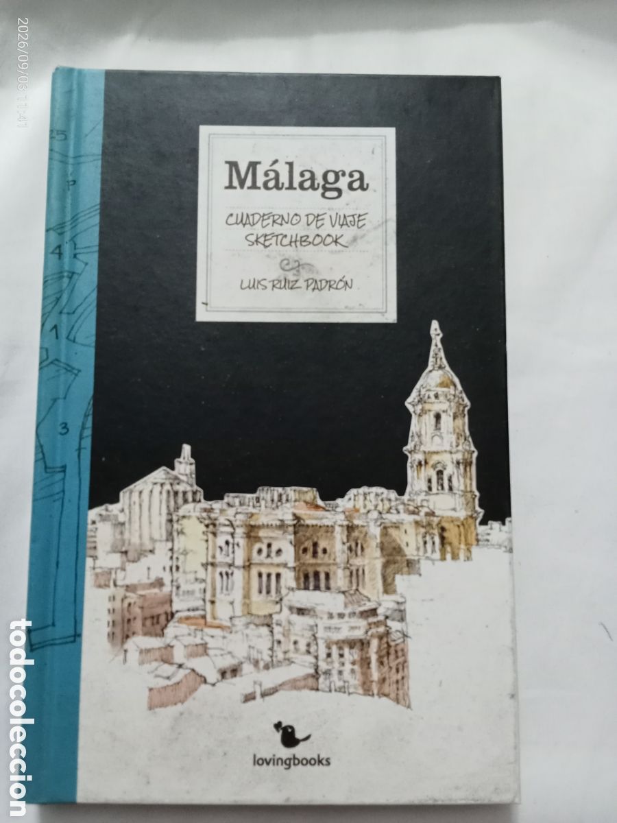Libros de segunda mano: Cuaderno de viaje sketchbook M&aacute;laga