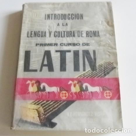 Libros de segunda mano: INTRODUCCI&Oacute;N A LA LENGUA Y CULTURA DE ROMA LIBRO DE TEXTO 1&ordm; CURSO LAT&Iacute;N ESPA&Ntilde;A 1971 A&Ntilde;OS 70