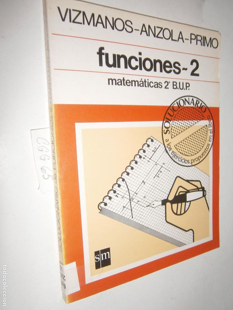 Libros de segunda mano: ANTIGUO LIBRO DE TEXTO - MATEMATICAS 2&ordm; BUP