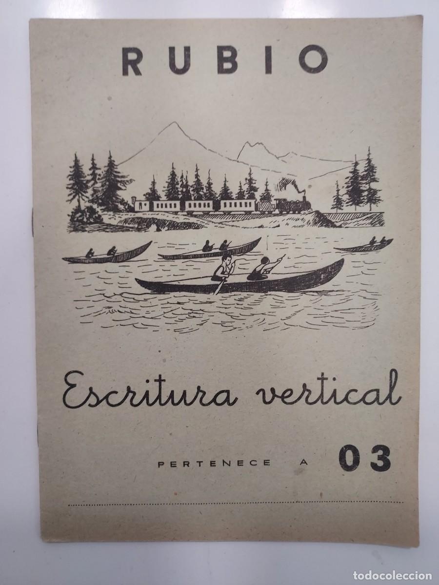 Libros de segunda mano: CUADERNOS RUBIO ESCRITURA VERTICAL 03. 1963. Sin usar. Para p&aacute;rvulos. Ver fotos. Canoa