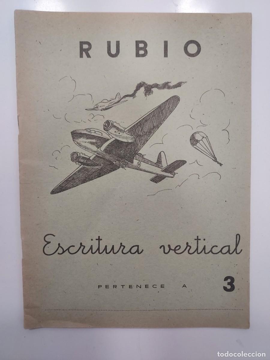 Libros de segunda mano: CUADERNOS RUBIO ESCRITURA VERTICAL 3. 1962. Sin usar. Para p&aacute;rvulos. Min&uacute;sculas dibujo cuadr&iacute;culas