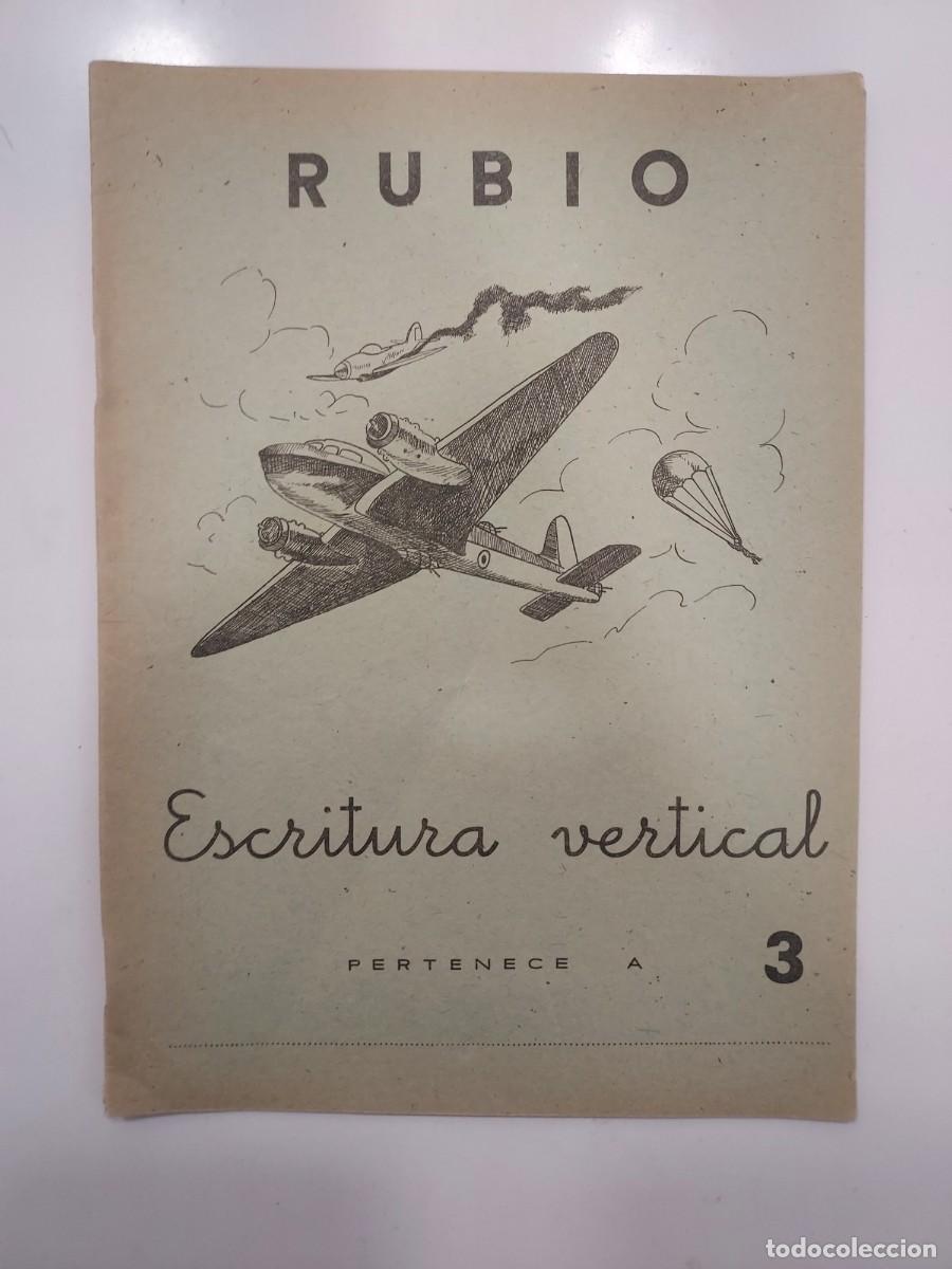 Libros de segunda mano: CUADERNOS RUBIO ESCRITURA VERTICAL 3. 1962. Sin usar. Para p&aacute;rvulos. Min&uacute;sculas dibujo cuadr&iacute;culas
