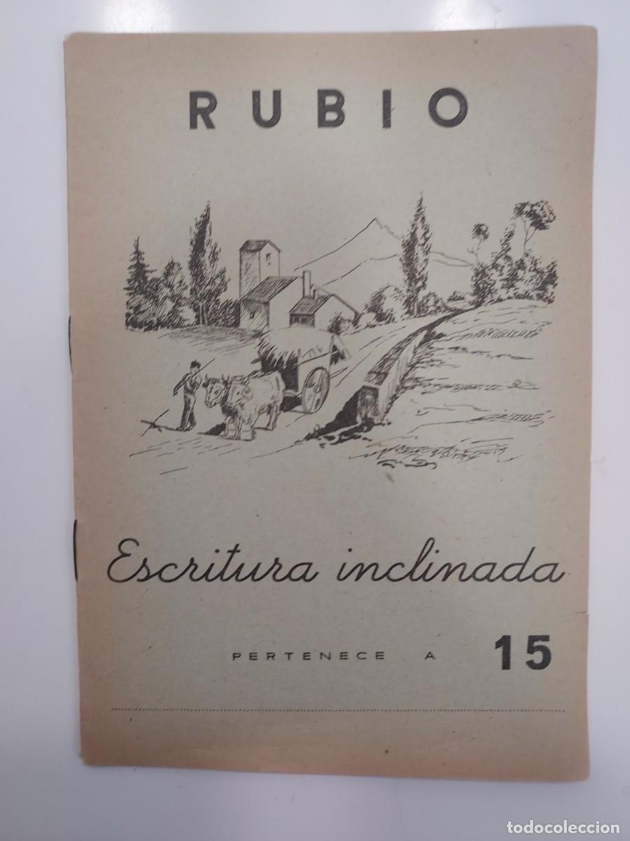 Libros de segunda mano: CUADERNOS RUBIO ESCRITURA INCLINADA 15. 1962. Sin usar. Para mayores